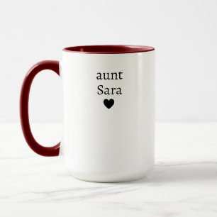 Lustige persönliche Tante  Tasse