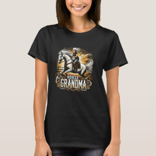 Lustige Pferd Oma Definition Pferdereiten Ho T-Shirt
