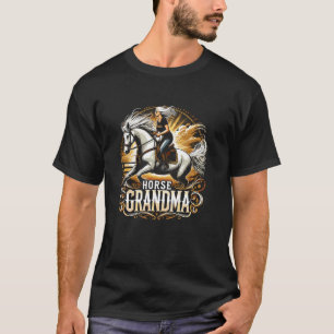 Lustige Pferd Oma Definition Pferdereiten Ho T-Shirt