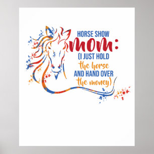 Lustige Pferdeshow-Shirts für Frauen - Horse Show  Poster