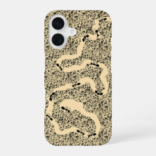 Lustige Pfirsich-Ameisenfarm-Insekten-Humor iPhone 16 Hülle