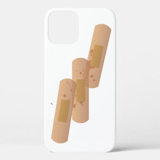 Lustige Pflaster  Case-Mate iPhone Hülle (Rückseite)