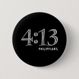 Lustige Philipper 4 13 Jesus Christlich Über Stärk Button
