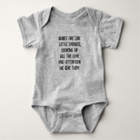 lustige Phrasen Geschenk Baby Bodysuit