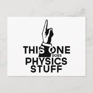 Lustige Physik - Vintage This One Does Physik Postkarte