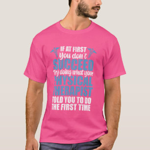 Lustige Physiotherapie PT, Retro-Physiotherapeut T-Shirt