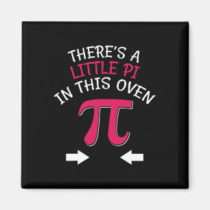 Lustige Pi Day Schwangerschaftsankündigung Byby Ha Magnet