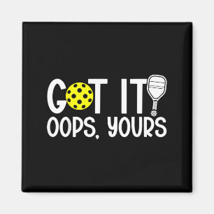 Lustige Pickleball-Fans Haben Es Oops Deins Magnet