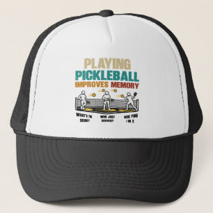 Lustige Pickleball-Geschenkidee zur Verbesserung d Truckerkappe