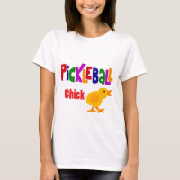 Lustige Pickleball Küken-Kunst