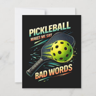 Lustige Pickleball Lässt Mich Schlechte Wörter Sag