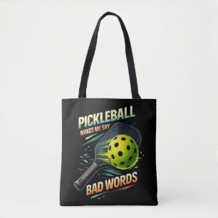 Lustige Pickleball Lässt Mich Schlechte Wörter Sag Tasche