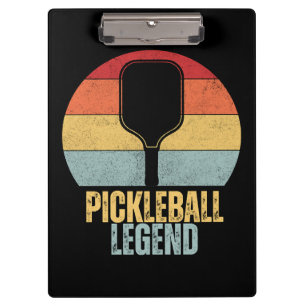 Lustige Pickleball-Legende Klemmbrett