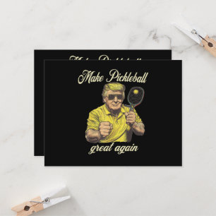 Lustige Pickleball-Liebhaber-Grafiken Pickle Ball Einladung