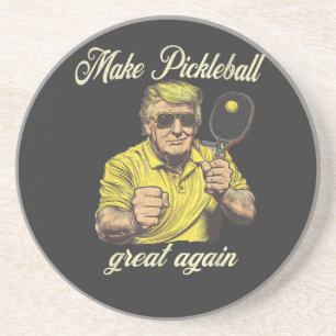 Lustige Pickleball-Liebhaber Grafiken Pickle Ball Getränkeuntersetzer