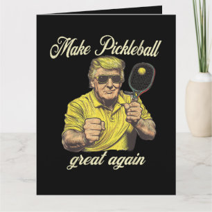 Lustige Pickleball-Liebhaber-Grafiken Pickle Ball Karte