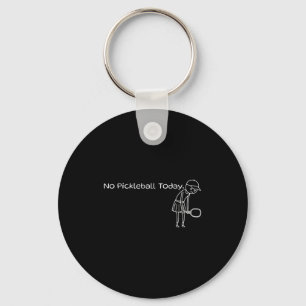 Lustige Pickleball-Liebhaber kleben Frauen Sport H Schlüsselanhänger