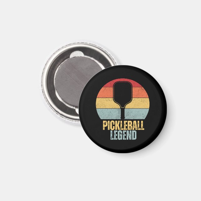 Lustige Pickleball Magnet (Vorderseite/Rückseite)