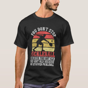 Lustige Pickleball-Oma-Opa-Paddle Sie nicht  T-Shirt