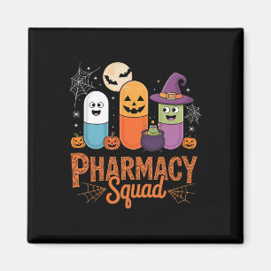 Lustige Pillen Apotheke Apotheker Team Cute Hallow Magnet