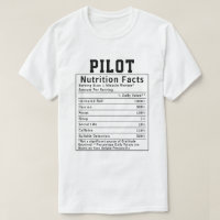 Lustige Piloten-Ernährungsfakten Airline-Kapitän-G