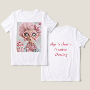 Lustige pinke freche Alterung Tri-Blend Shirt