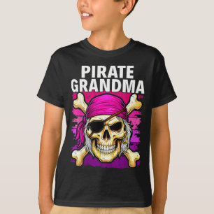 Lustige Piraten-Oma Kapitänin Pirat  T-Shirt
