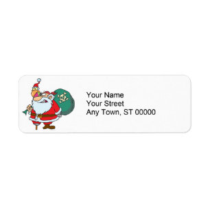 lustige Piraten-Santa und Weihnachtspapagei-Cartoo
