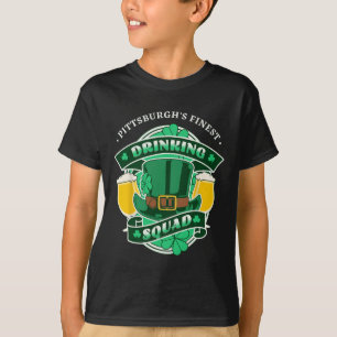 Lustige Pittsburgh Trinkgruppe passendes St. Patri T-Shirt