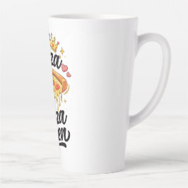 Lustige Pizza-Königin-Kochtasse für Frauen Süßes G Milchtasse