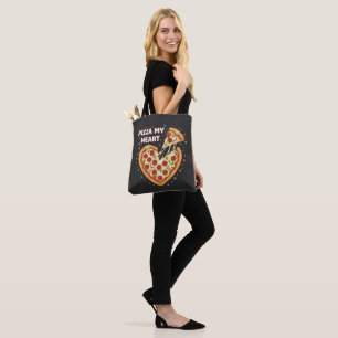Lustige Pizza Mein Herz Pun Süße Valentins Foodi Tasche