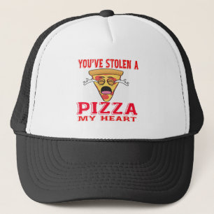 Lustige Pizza Truckerkappe