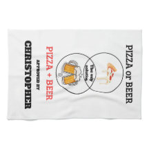Lustige Pizza und Bier Venn-Diagramm Namens-Kitc