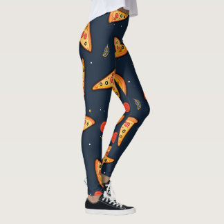 Lustige Pizzastück-Leggings Leggings