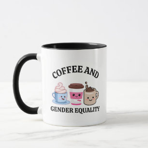 Lustige politische Kaffee-LGBTQ-Schwulen-Stolz-Fem Tasse