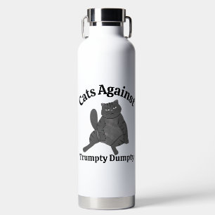 Lustige politische Katze Anti-Trump-Kaffeegeschenk Trinkflasche