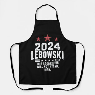 Lustige politische Lebowski-Wahl Abstimmung 2024 Schürze