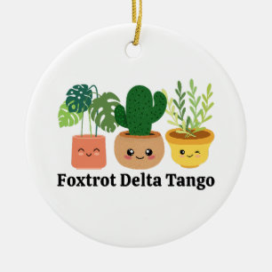 Lustige politische Pflanzen Anti-Trump-Gartendekor Keramik Ornament