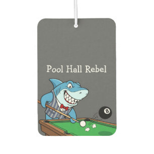 Lustige Pool Hall Rebel Billard Thema Männer Auto Autolufterfrischer