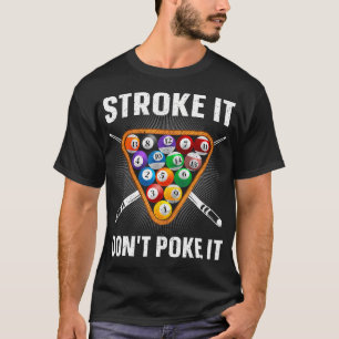 Lustige Pool-Kunst für Männer Frauen Billardliebha T-Shirt