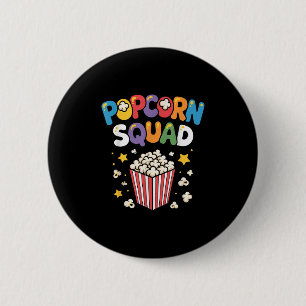 Lustige Popcorn-Kunst für Männer Frauen Kinder Pop Button