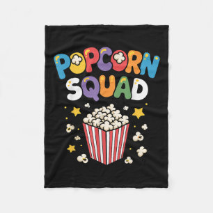 Lustige Popcorn-Kunst für Männer Frauen Kinder Pop Fleecedecke