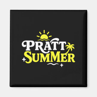 Lustige Pratt Sommer Grafikdesign Magnet