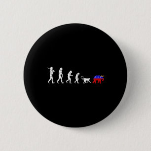 Lustige Pro-Demokraten Anti-Republikaner Devolutio Button
