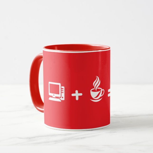 Lustige Programmierer-Code-Kaffeetasse - Software- Tasse (Vorderseite Links)
