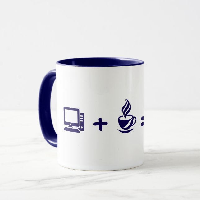 Lustige Programmierer-Code-Kaffeetasse - Software- Tasse (Vorderseite Links)
