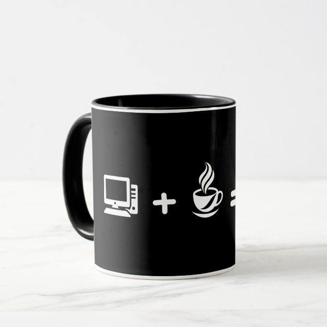 Lustige Programmierer-Code-Kaffeetasse - Software- Tasse (Vorderseite Links)