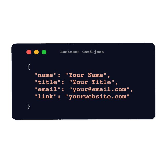 Lustige Programmierer Visitenkarte| Entwickler (Vorne)