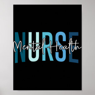 Lustige Psychiatrie-Krankenschwester Psych Poster