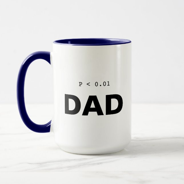 Lustige Psychologiestatistik-Tasse | Signifikanter Tasse (Links)